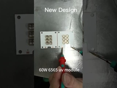 ماژول لامپ UV LED 60W لامپ لامپ کوارتز لنز 365nm تا 405nm LED UV Curing